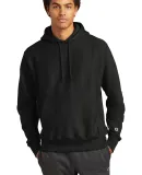 Champion S1051 Reverse Weave Hoodie in Black