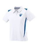 5013 Augusta Ladies' Premier Sport Shirt in White/ royal