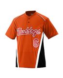 1525 Augusta RBI Jersey in Orange/ black/ white