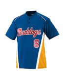 1525 Augusta RBI Jersey in Royal/ gold/ white