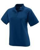 5097 Augusta Ladies' Wicking Mesh Sport Polo in Navy