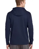 ST238 Sport-Tek Sport-Wick Fleece Full-Zip Hooded  in Navy