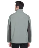 D997 Devon & Jones Men's Soft Shell Colorblock Jac CHARCL/ DK CHRCL