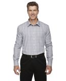 DG520 Devon & Jones Men's Crown Collection™ Glen in White/ graphite/ light grey