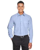 DG520 Devon & Jones Men's Crown Collection™ Glen WHT/ LT FR BLUE