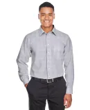 DG520 Devon & Jones Men's Crown Collection™ Glen WHT/ GRPH/ LT GR