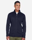 DG793 Devon & Jones Men's Bristol Full-Zip Sweater in Navy