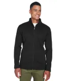 DG793 Devon & Jones Men's Bristol Full-Zip Sweater BLACK