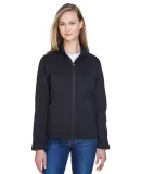 DG793W Devon & Jones Ladies' Bristol Full-Zip Swea BLACK