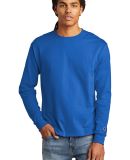 Champion CC8C Logo Long-Sleeve Tagless Tee in Athletic royal