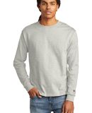 Champion CC8C Logo Long-Sleeve Tagless Tee in Light steel