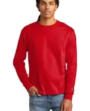 CC8C Champion Logo Long-Sleeve Tagless Tee Red