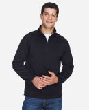 DG792 Devon & Jones Adult Bristol Sweater Fleece Q in Black