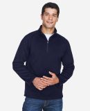 DG792 Devon & Jones Adult Bristol Sweater Fleece Q in Navy