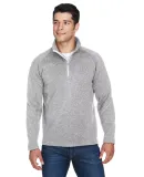 DG792 Devon & Jones Adult Bristol Sweater Fleece Q GREY HEATHER