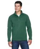 DG792 Devon & Jones Adult Bristol Sweater Fleece Q FOREST HEATHER
