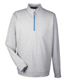 DG479 Devon & Jones Men's DRYTEC20™ Performance  in Grey heather/ grey h/ french blue