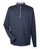 DG479 Devon & Jones Men's DRYTEC20™ Performance  in Navy/ grey heather/ graphite