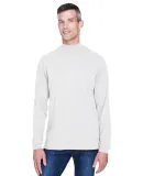 D420 Devon & Jones Adult Sueded Cotton Jersey Mock WHITE