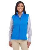 DG797W Devon & Jones Ladies' Newbury Mélange Flee FRENCH BLUE HTHR