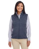 DG797W Devon & Jones Ladies' Newbury Mélange Flee NAVY HEATHER