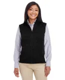 DG797W Devon & Jones Ladies' Newbury Mélange Flee BLACK HEATHER