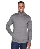 DG798 Devon & Jones Men's Newbury Mélange Fleece  DARK GREY HEATHR