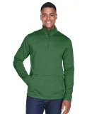 DG798 Devon & Jones Men's Newbury Mélange Fleece  FOREST HEATHER