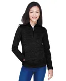 DG798W Devon & Jones Ladies' Newbury Mélange Flee BLACK HEATHER