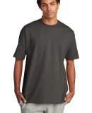 Champion T105 Logo Heritage Jersey T-Shirt Charcoal Heather