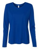 W3009 All Sport Ladies' Performance Long-Sleeve T- Sport Royal