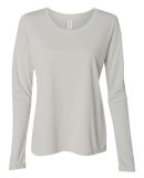 W3009 All Sport Ladies' Performance Long-Sleeve T- Sport Silver