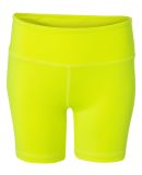 W6507 All Sport Ladies' Fitted Short Sport Safety Yellow