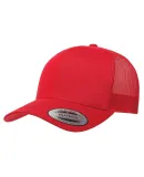 Yupoong 6606 Retro Trucker Hat in Red