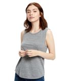 US Blanks US116 Women's Tri-Blend Muscle Tank in Tri grey