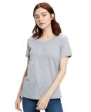 US Blanks US100 Women's Jersey T-Shirt in Heather grey