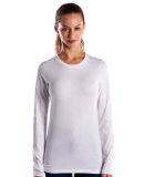 US Blanks US190 Women's Long Sleeve Tee in White