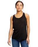 US Blanks S525US Women's Solid Slub Racerback Tank in Black