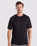 US Blanks US2999 Men's Performance Raglan Tee Black