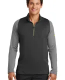 Nike Golf 779795  Dri-FIT Stretch 1/2-Zip Cover-Up DkGy/ClGy/Volt