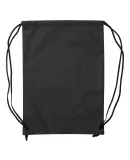 Liberty Bags A136 Non-Woven Drawstring Backpack BLACK