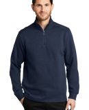 Port Authority F295    Slub Fleece 1/4-Zip Pullove in Navy