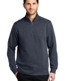 Port Authority F295    Slub Fleece 1/4-Zip Pullove in Slate grey