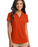 Port Authority L572    Ladies Dry Zone   Grid Polo in Autumn orange