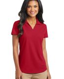 Port Authority L572    Ladies Dry Zone   Grid Polo in Engine red