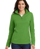 Port Authority L806 Ladies Pinpoint Mesh 1/2-Zip in Treetop green