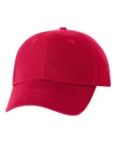 Valucap VC600 Structured Chino Cap Red