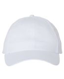 Valucap VC200 Brushed Twill Cap in White