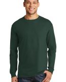 5186 Hanes 6.1 oz. Ringspun Cotton Long-Sleeve Bee Deep Forest