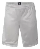 S162 Champion Logo Long Mesh Shorts with Pockets Athletic Grey